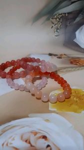 KRISTAL SG:  Pink Gradient Yan Yuan Agrate.渐变粉红玛瑙