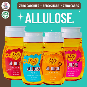 KetoGenie Allulose Syrup 300g I Zero Calorie Sweetener I Keto Diabetic Friendly Sugar Alternative