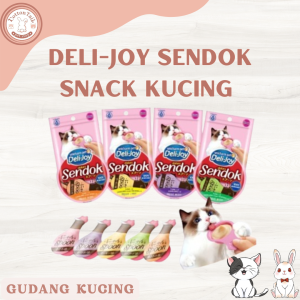 Deli-Joy Sendok Deli - Joy Spoon Snack 10g x 4pcs Snack Makanan Kucing Premium Snack Kucing Premium
