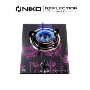 NIKO Kompor Gas Tanam Kaca - Kompor Gas Mewah Niko Glass Stove Reflection Series