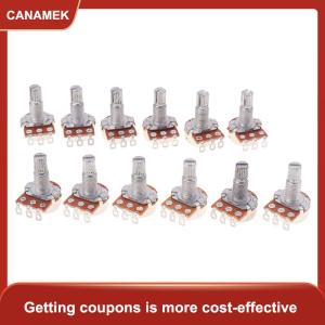 【CANAMEK 】 Brass Shaft Potentiometer For Electric Guitar Bass A250K B250K A500K B500K