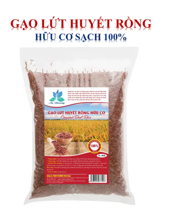 Gạo lứt huyết rồng hữu cơ An Phương - SHOP ANPHUONG