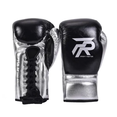 FRISKY FIGHTER microfiber+latex lace-up boxing gloves professional Sanda adult boxing gloves