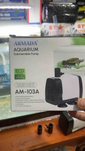 Pompa Celup Aquarium Kolam ARMADA AM 103 A & Mesin Pompa Air 1800 LH