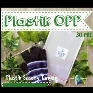 (100 LEMBAR) Plastik OPP Seal 16x19 Cm Tebal 30s Mikron Plastik Kemasan Plastik Bening Tebal