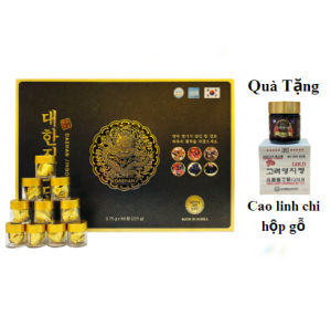 An cung trầm hương rồng vàng NỘI ĐỊA HÀN QUỐC – 60 Viên Cân bằng huyết áp đau đầu tiền đình tai biến đột quỵ