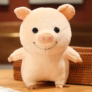 25cm Pig Plush Toys Stuffed Cute Animals Piggy Pillow Doll for Children Birthday Gifts for 3 Years and Above Gift for Boyfriend