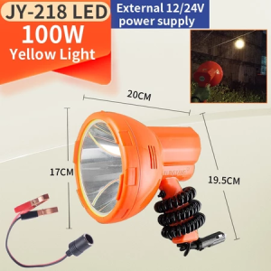 100W Xenon flashlight rechargeable Search Light long range Fishing Lamp Portable Spotlight led torch light super bright Strong Light big flashlight heavy duty lampu camping light 24V Car Hunting lampu suluh terang jarak jauh waterproof emergency light 今天