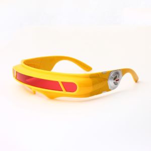 K9SEQ UV400 Protection Punk Sunglasses Futuristic Unique Futuristic Shades Vintage Multicolor Cosplay Sunglasses for Men and Women
