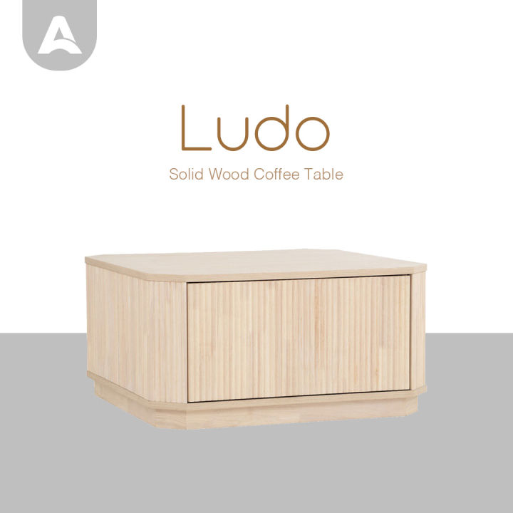 Arturo - Ludo Solid Wood Coffee Table | Lazada