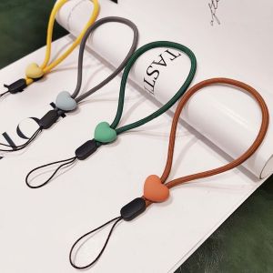 REGISTR Hand Wrist Heart Decor Mobile Phone Accessories Anti Lost Lanyard Hanging Cord Wrist Strap Keychain Mobile Phone Strap Mobile Phone Lanyard Cell Phone Lanyard