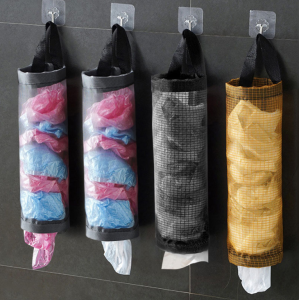 Túi đựng Bịch Nylon cũ đựng vật dụng treo tường túi đựng đồ kéo ra tiện lợi treo cửa bếp