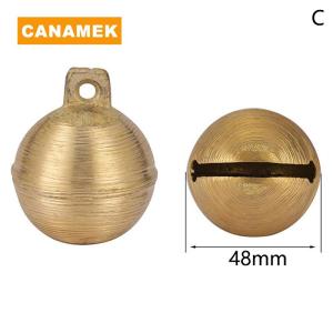 【CANAMEK】 Cow Sheep Horse Copper Bells Grazing Bells Livestock Animal Husbandry Brass Bell Cow Copper Bell Sound Loud