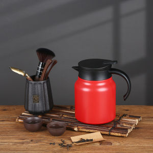 Stainless Steel Teapot Thermal Coffee Pot with Strainer Coffee Tea Server Teko Kopi Air Panas