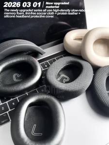Replacement for EDIFIER WH950NB ANC W860NB Pro LS880NB Pro Wireless Headband Ear Pads Earphone Cushions Protein Earmuff