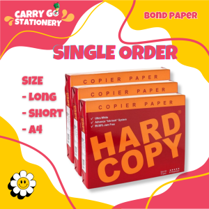3 PCS Hard Copy Premium Bond Paper Short / A4 / Long 70gsm 500 Sheets for Clear Printing