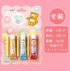 Colorful Bubble Gum Space Balloon Blowing Wave Gum Childrens Oversized safety bubble childhood bubble toy