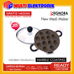 Signora Round Grill / Alat Panggang Makanan Anti Lengket Free Hadiah