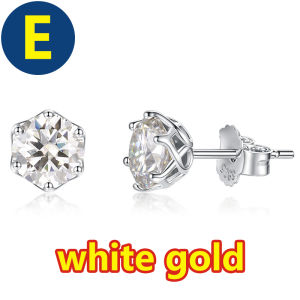 Moissanite Stud Earrings for Women Luxury Six Claws Women Moissanite Stud Earrings D Color Womens Moissanite Screw Back Earring2026