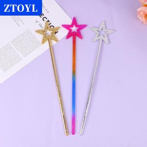 [COD] ZTOYL ไม้เท้าวิเศษรูปดาวนางฟ้า1ชิ้นไม้เท้าวิเศษเจ้าหญิงดาวห้าแฉก