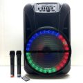 Speaker Portable Wireless Dat DT 1535 Eco Party LED Original 15 inch. 