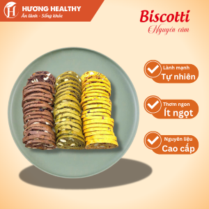 Bánh Biscotti ăn kiêng Hương Healthy - Lành mạnh Bổ dưỡng Phù hợp eat clean (100g/170g/300g/500g)