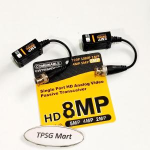 Video Balun Camera Full HD - 8Mp (Loại khóa gài) / Vĩ Vàng