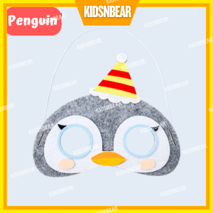 [KIDSBEAR] Mainan Edukasi Anak - Topeng Hewan - Topeng Binatang - DIY Topeng Hewan Bahan Flanel - Topeng  Ulang Tahun