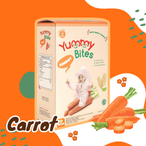 Yummy Bites Rice Crackers Aneka Rasa 25g-50g 24 Rusks / Camilan Bayi 6+ Tanpa Pengawet