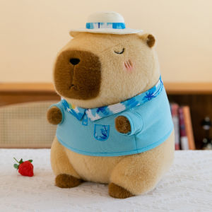 Summer Style Capybara Doll 12cm-40cm Cute Khaki Barra Plush Toy Doll Couch Pillow Decorative Decoration Birthday Gift Holiday Gift