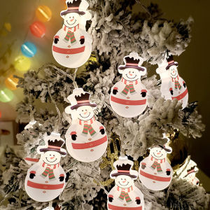 Msia (Ready Stock) 3 Meter 20pc LED Santa Claus Christmas String Light Snowman Hanging Decoration Party Decor Xmas Tree