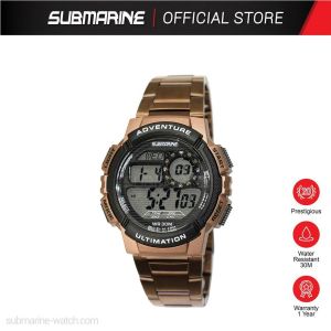 SUBMARINE Men Watch Fashion Digital Metal Stainless Steel Strap Waterproof Jam Tangan Lelaki TPA-1380-M-MT(A) / (B)