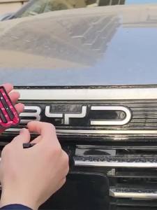 kkmf For BYD KING BYD Cha Zor Seal 5 DM-i Emblem Blackout Kit Letter Decoration Black Badge Auto Modification M1Y4T