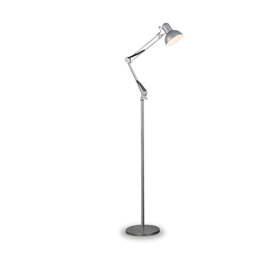 โคมไฟตั้งพื้น Floor lamp  โคมไฟอ่านหนังสือ ประดับห้อง พับเก็บได้ ใช้กับหลอดไฟขั้ว E27 โคมตั้งพื้นดำ