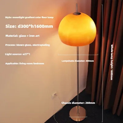 HEIKESZ retro Bauhaus floor lamp wabi wind sofa study standing lamp medieval homestay creative living room bedroom floor lamp Table light lamp adjustable portable charger table lights for room