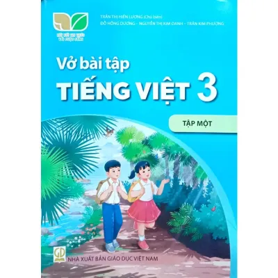 Sách - Vở bài tập Tiếng Việt 3 tập 1 - Kết Nối Tri Thức - Bán kèm bao sách và bút chì 2B
