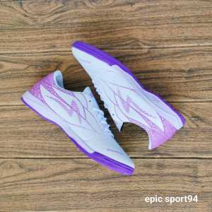 sepatu futsal specs galactica putih ungu/sepatu futsal specs baru