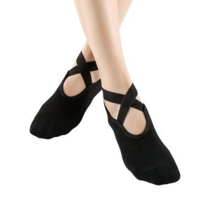 1 Pair Kaos Kaki Wanita Yoga Pilates / Kaos Kaki Yoga Anti Slip / Senam Gym Anti Slip Socks