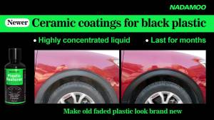 NADAMOO Plastic Restorer for Cars Back to Black Ceramic Trim Restorer