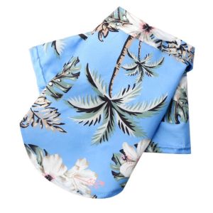 Áo sơ mi đi biển in hình cây dừa/quả dứa dễ thương phong cách Hawaii thời trang mùa hè dành cho cún cưng Áo cho Chó Mèo
