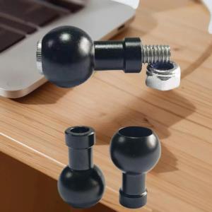 [MIETAO] ขั้วต่อยึดกล้องกีฬารถจักรยานยนต์1ชิ้นขนาด17มม. 25.4มม. หัวบอลเชื่อมต่อกับ M6 M8 M10สกรูสำหรับกล้อง