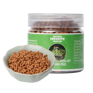 Premium Horned Frog Pacman Frog Food Shrimp Fish Flavor High Protein Pellets Amphibians Ceratophrys