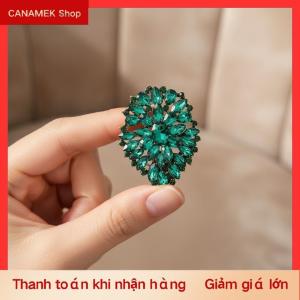CS Thời trang rhinestone hoa Trâm phụ nữ pha lê Pin cho áo hẹn hò bên trang sức phụ kiện