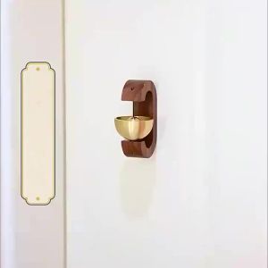 [Low Price]New Japanese Wood Doorbell Chime Entrance Doorbell Shopkeepers Bell Japanese Wooden Wind Chimes for Home Shop