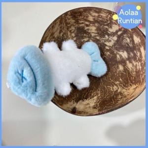 Aolaa 1 2 PCS Cute Cartoon Funny Fish Bone Plush Doll Stuffed Toys Keychain Bag Pendants Creative Backpack Hanging Ornaments Kids Gift