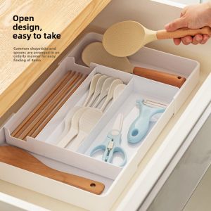 HEFEI ปรับขนาดได้ ลิ้นชักเก็บของในตู้ ช่องเก็บของ แบบยืดหดได้ ภาชนะใส่เครื่องเขียน สะดวก ใต้โต๊ะ ลิ้นชักที่ซ่อนอยู่ ภาชนะ