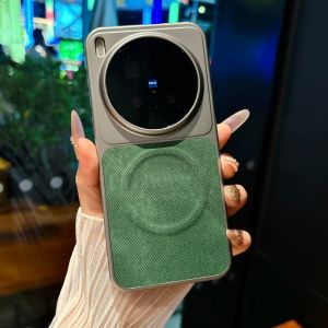 For Xiaomi POCO F8 Ultra Case Luxury Cowboy Skin Magnetic Wireless Charging Protective Back Cover Case For POCO F8 Pro Shell