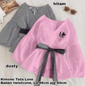 { THABITHA } MC / kimono tata love / kimono riflow / baju blouse wanita kekinian / blouse / ootd wanita hijab outfit / atasan wanita terbaru / atasan wanita / baju cewek outfit keren / { free ongkir + cod }