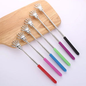 Telescopic Scratching Massager Adjustable Ghost Hand Stainless Steel With Rubber Extendable Scratcher Perfect Gift For All Ages