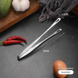 [SG] Stainless Steel Food Clipper Picnic Tweezer Ice Tongs Cooking Tweezers